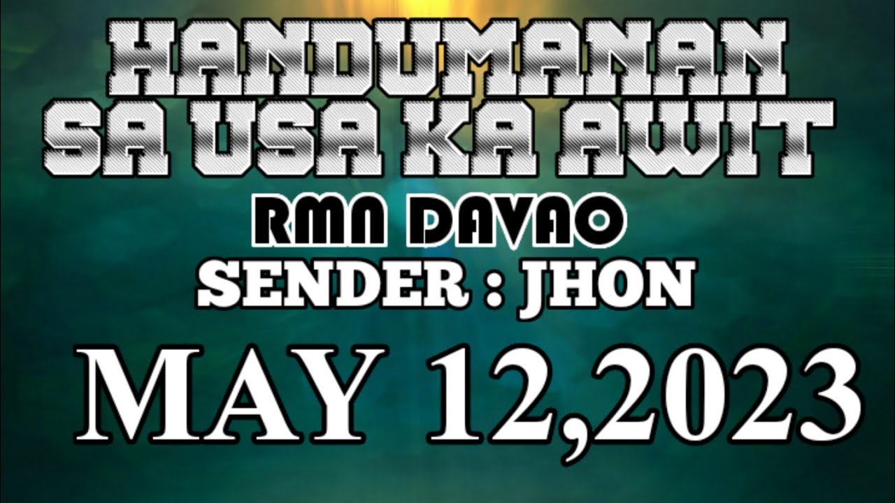 handumanan sa usa ka awit 