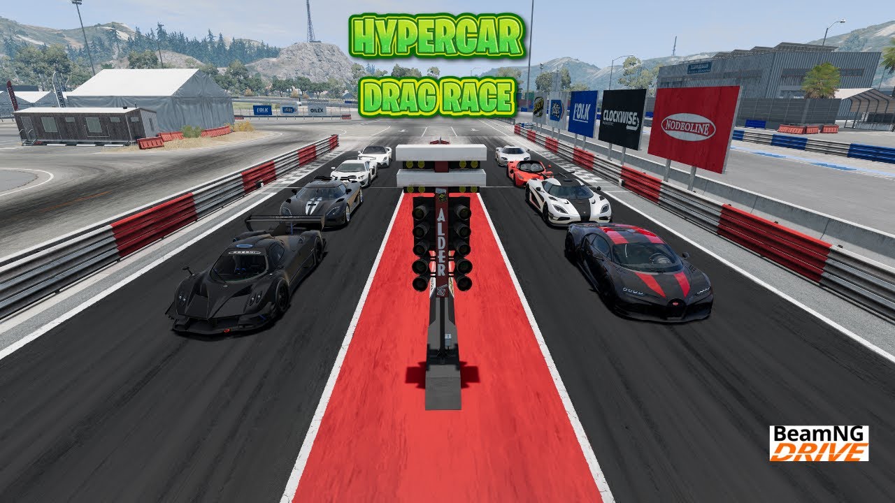 HYPERCAR DRAG RACE/BEAMNG DRIVE