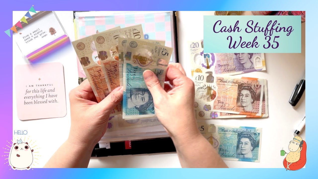 Cash Stuffing Week 35 | Weekly Cash Stuff | UK Cash Stuffing | Budgeting | Debt Journey