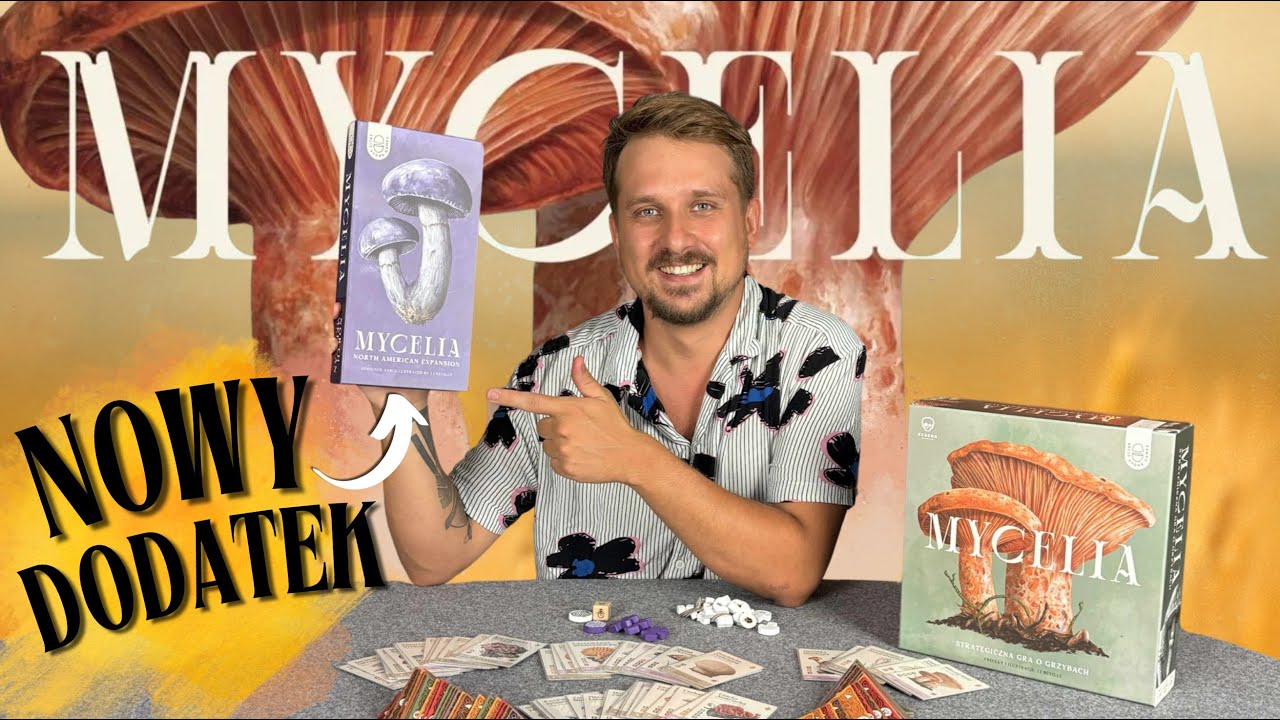Bardziej WREDNE grzyby │ Nowy DODATEK │Mycelia │Amerykańskie Grzyby │Gry Planszowe