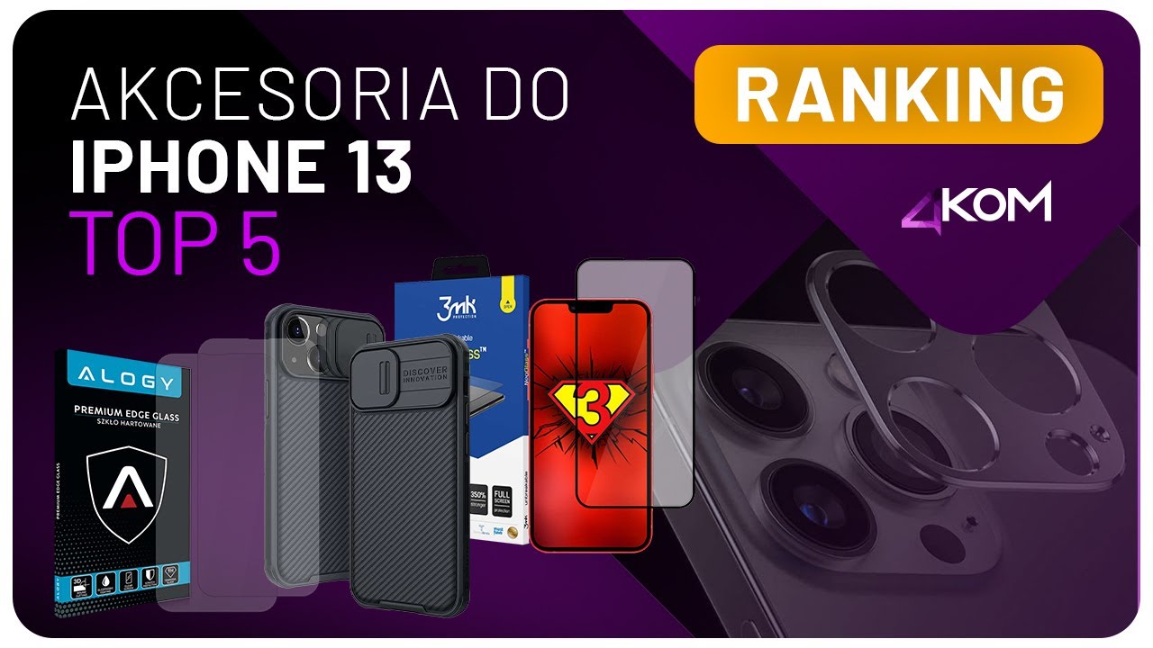 TOP 5 - akcesoria do IPHONE 13 - zobacz co warto kupić