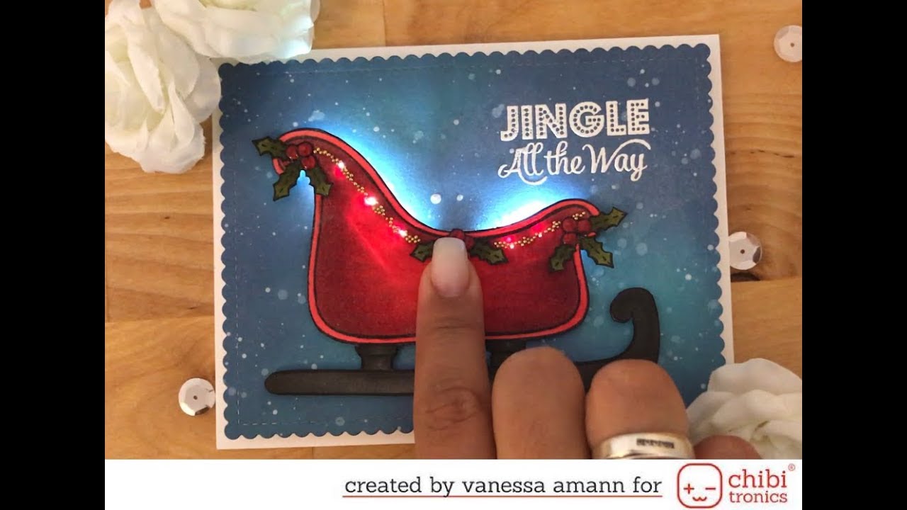 Chibitronics & CAS-ual Fridays collaboration - card making tutorial