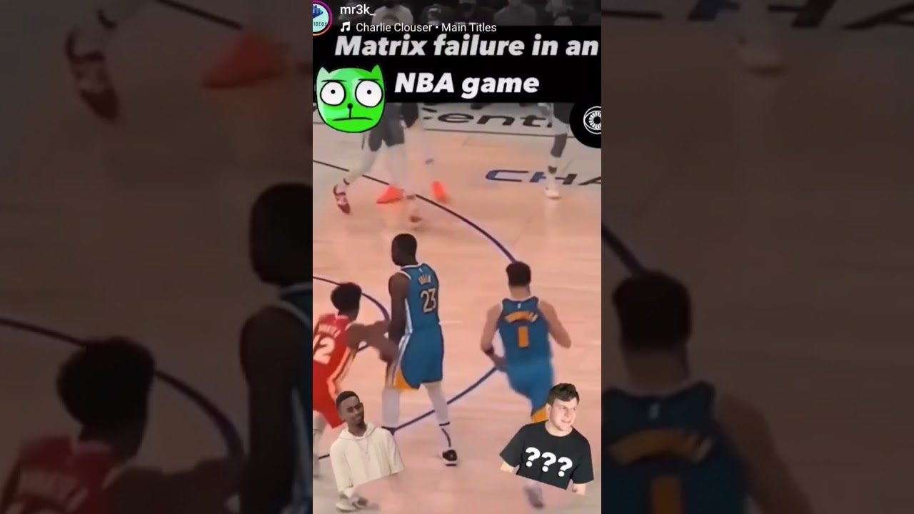 Matrix caught on camera!! #funny #reels #viral #trending #fyp #nba #basketball #news #new