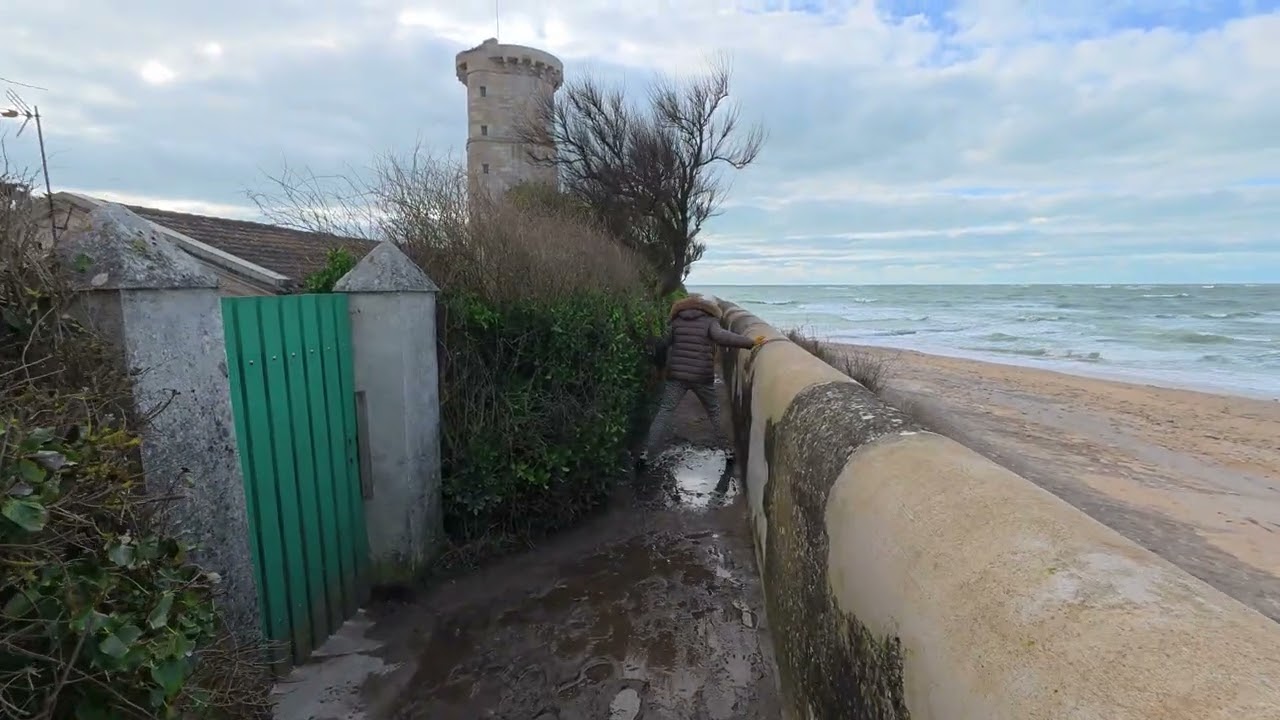 14 février  tempête au phare des Baleines