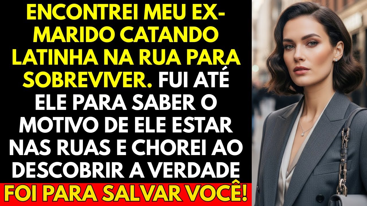 Encontrei Meu Ex Marido Catando Latinha Na Rua Para Sobreviver  Fui Até Ele Para Saber o Motivo...