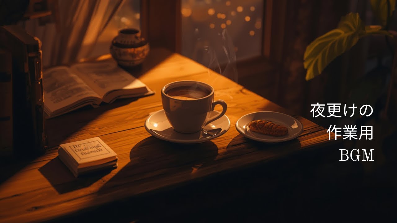 【作業用BGM】静まり返る夜更けのデスク｜Lo-fi Chill