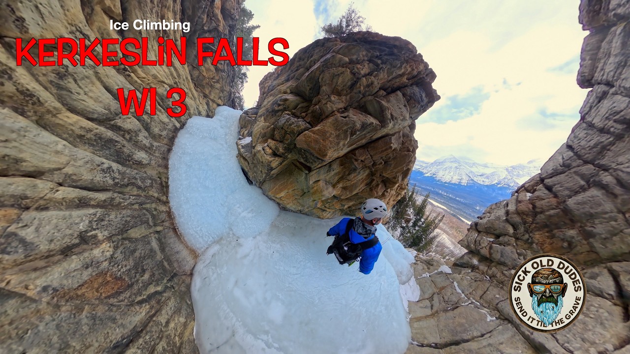Ice Climbing Road Trip - Kerkeslin Falls  WI3