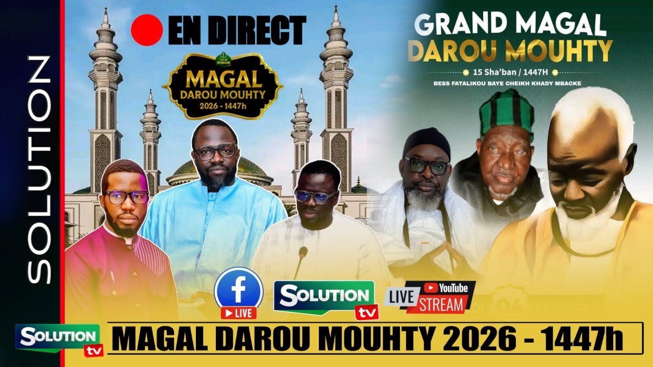 MAGAL DAROU MOUHTY EN DIRECT...CHEZ SERIGNE ABDOU MBACKE