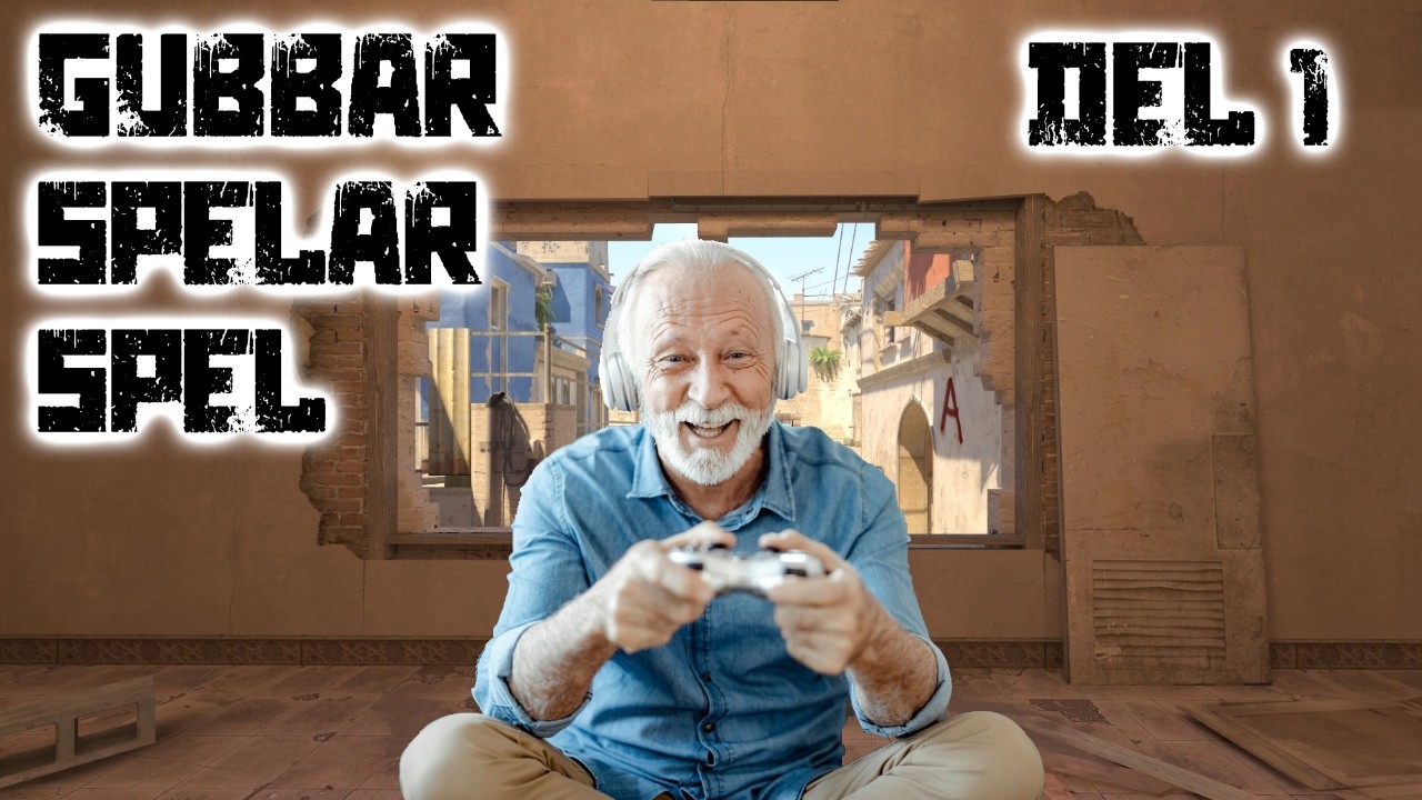 Gubbar Spelar Spel Del 1
