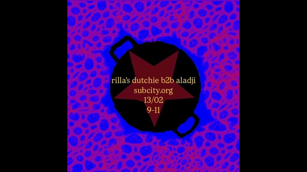 rilla's dutchie b2b aladji 13th feb 2026