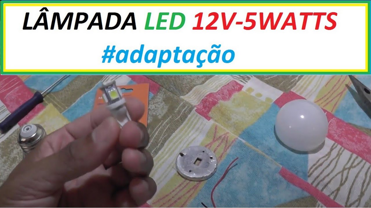 L&Acirc;MPADA LED 12V-5W PARA SISTEMA SOLAR  FEITA COM L&Acirc;MPADA AUTOMOTIVA T10  #186