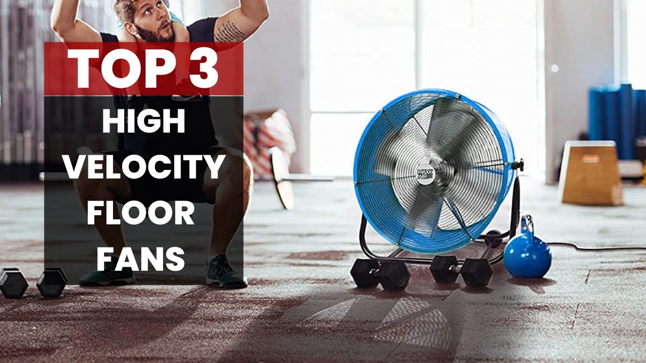 Stay Cool All Summer with These High Velocity Floor Fans!