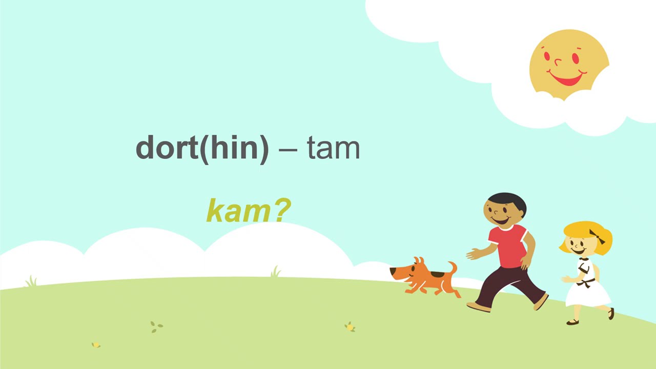 Okénko do němčiny – Rozdíl mezi „dort“ a „dort(hin)“