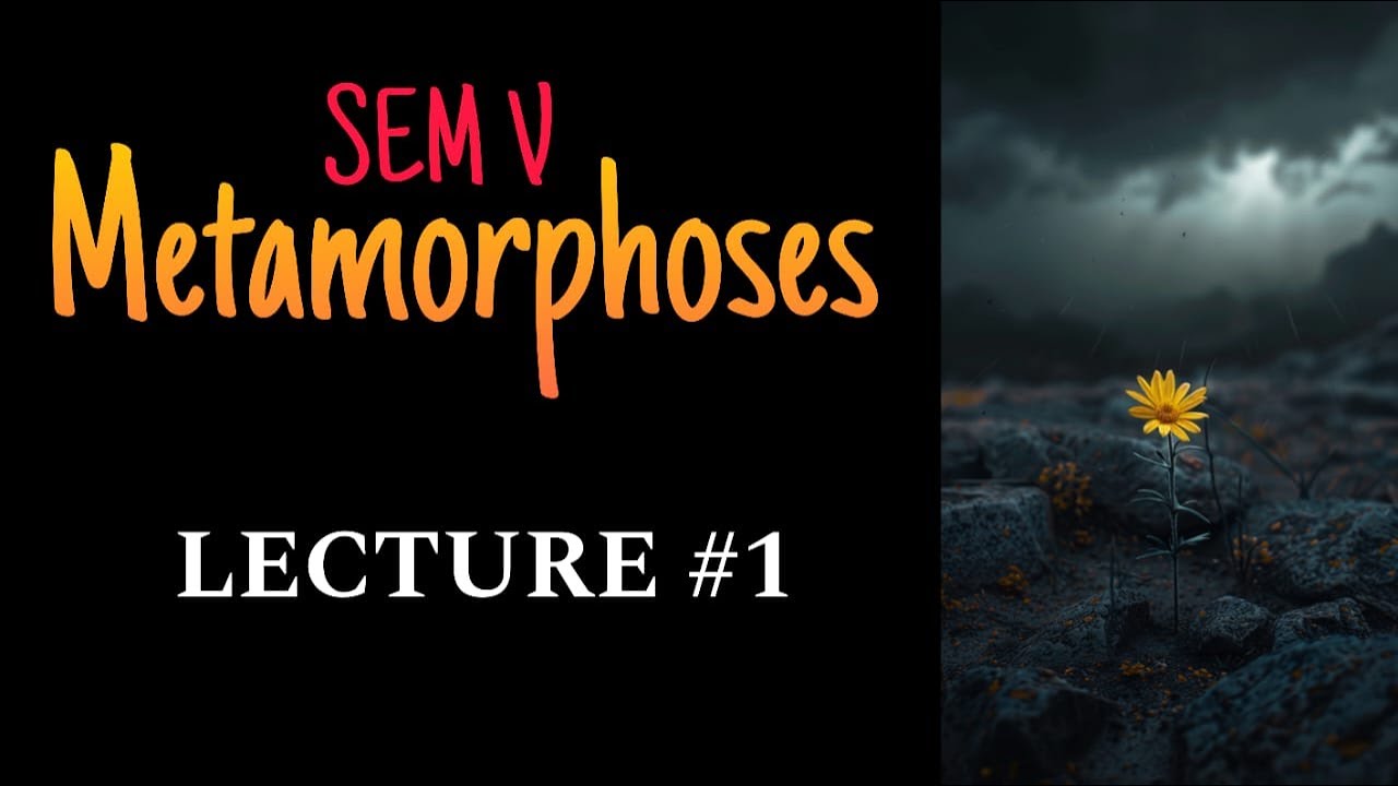 Metamorphoses by Ovid MAJOR 9 SEMV   Vidyasagar University English Honours 5th Semester