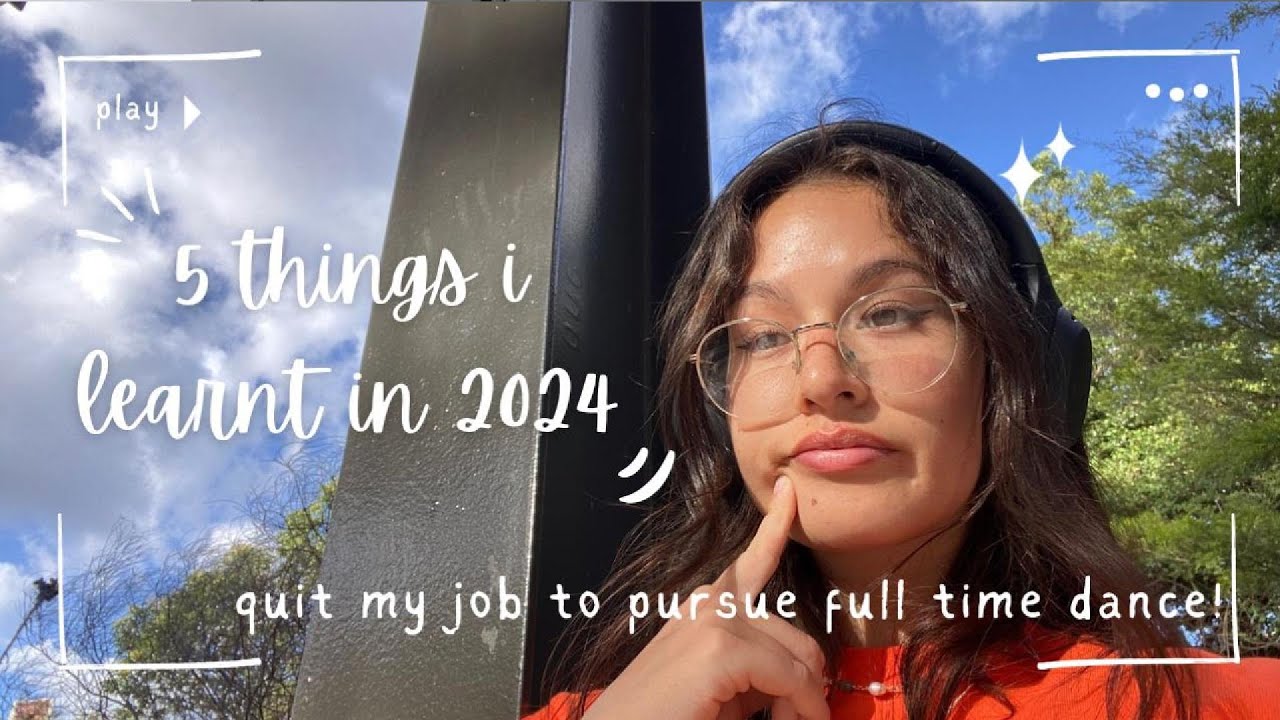 5 things I learnt in 2024 as a full time creative