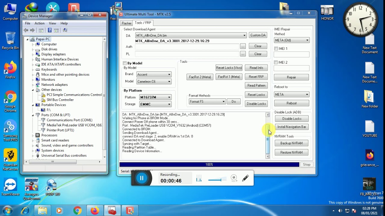 MICROMAX C1 FRP BYPASS UMT PRO MMX C1 FRP UNLOCK UMT