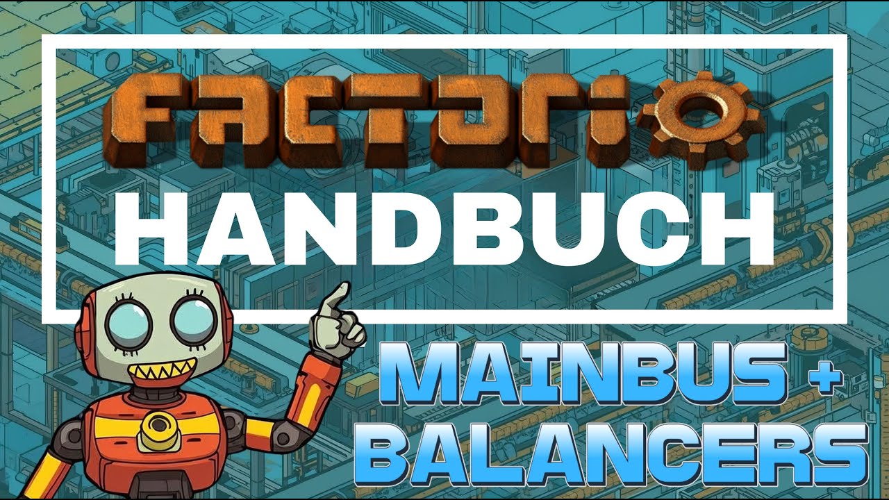 Руководство по Factorio: Mainbus / Balancer простым языком – идеально для начинающих! Учебное пос...