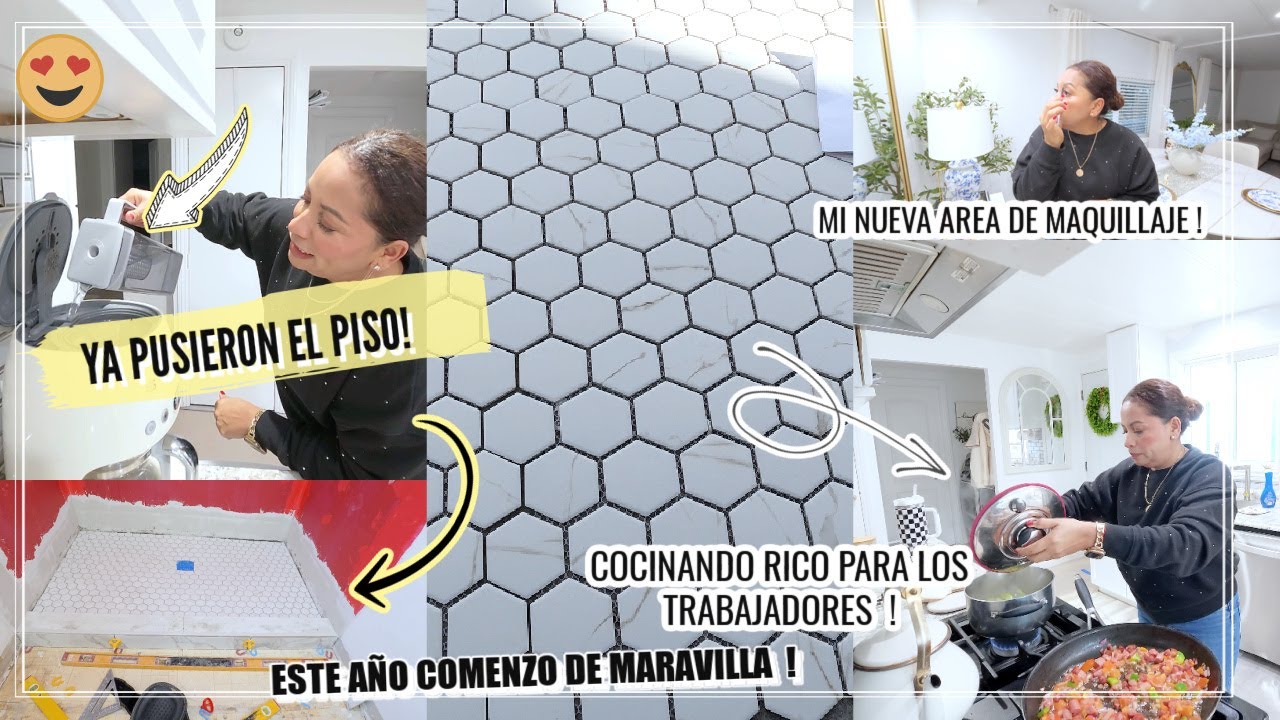 YA PUSIERON EL PISO DEL BAÑO😍ESTE AÑO COMENCE CON LAS PILAS BIEN PUESTAS 🙏🏽