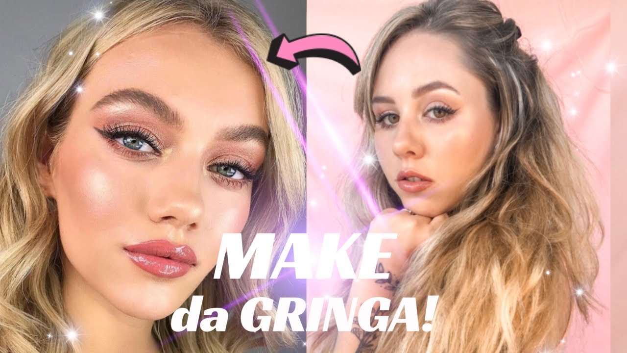IMITEI A MAKE GLOW DA GRINGA!