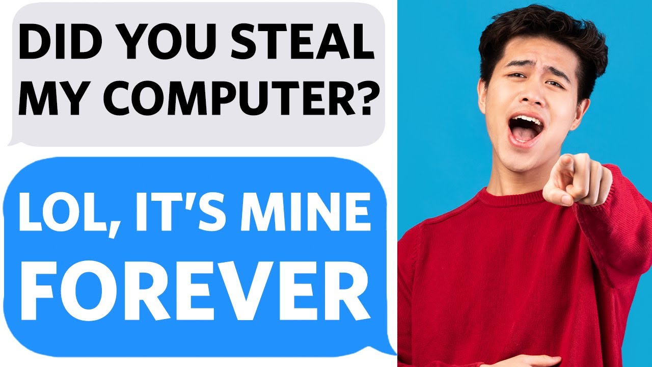 Entitled Jerk STEALS MY COMPUTER at school... REFUSING to GIVE IT BACK to ME - Reddit Podcast