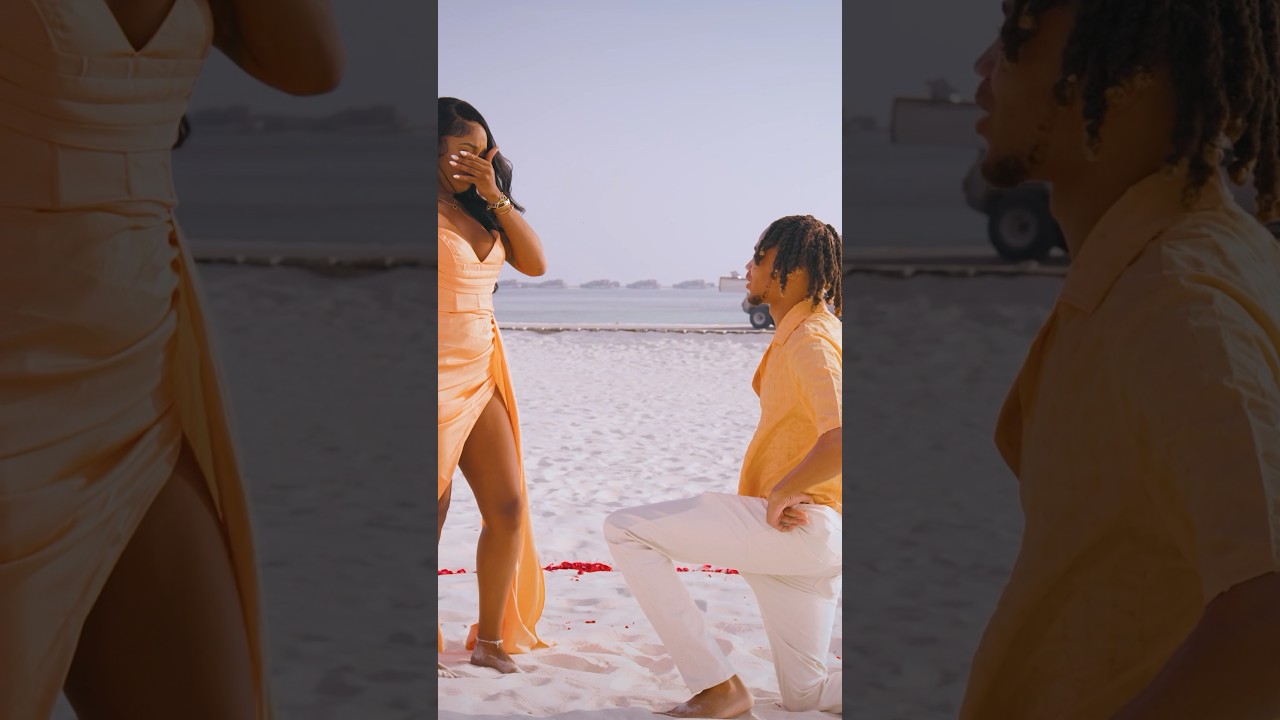 PROPOSING TO MY GIRLFRIEND IN MALDIVES! ❤️💍 (FULL VLOG ON QUI&KEN VLOGS) #quiandken #shorts