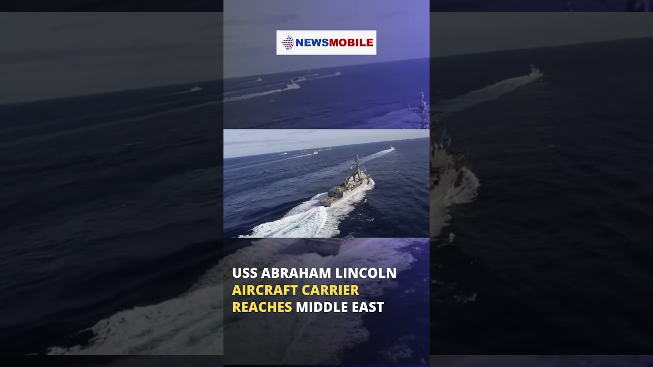 USS Abraham Lincoln Aircraft Carrier Reaches the Middle East