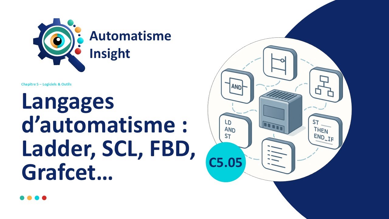 🎬 [C5.05] Langages d&rsquo;automatisme : Ladder, SCL, FBD, Grafcet&hellip;