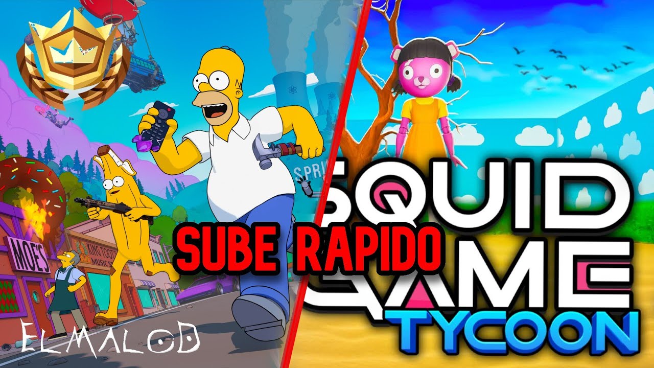 SUBE RAPIDO TU PASE DE BATALLA EN FORTNITE CON ESTE MAPA! SQUID GAME TYCOON | ELMALOD