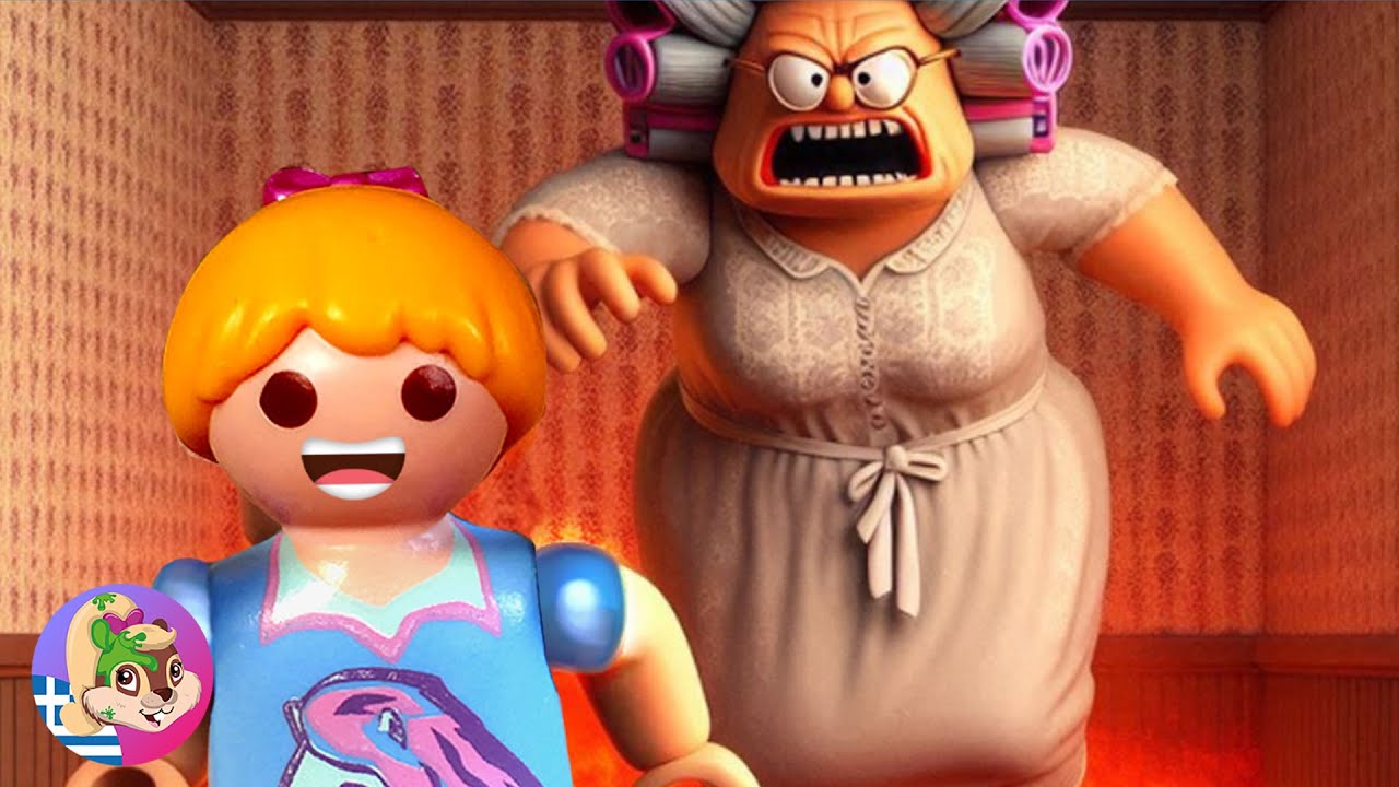 BABYSITTER για τη Hannah!😱 Πρέπει να δραπετεύσει!🙈 Roblox Obby | Playmobil Family Bird