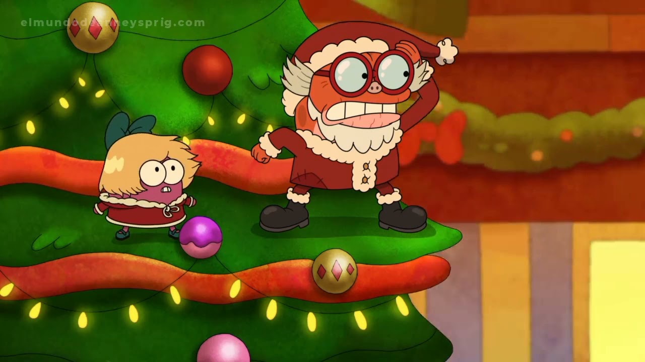 The Parade Chase! | Amphibia - Froggy Little Christmas (Clip)