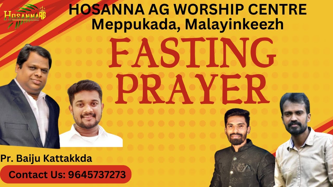 🔴  FASTING PRAYER  🔴| 28 SEPTEMBER  2024 |   PR. BAIJU KATTAKKADA MINISTERING
