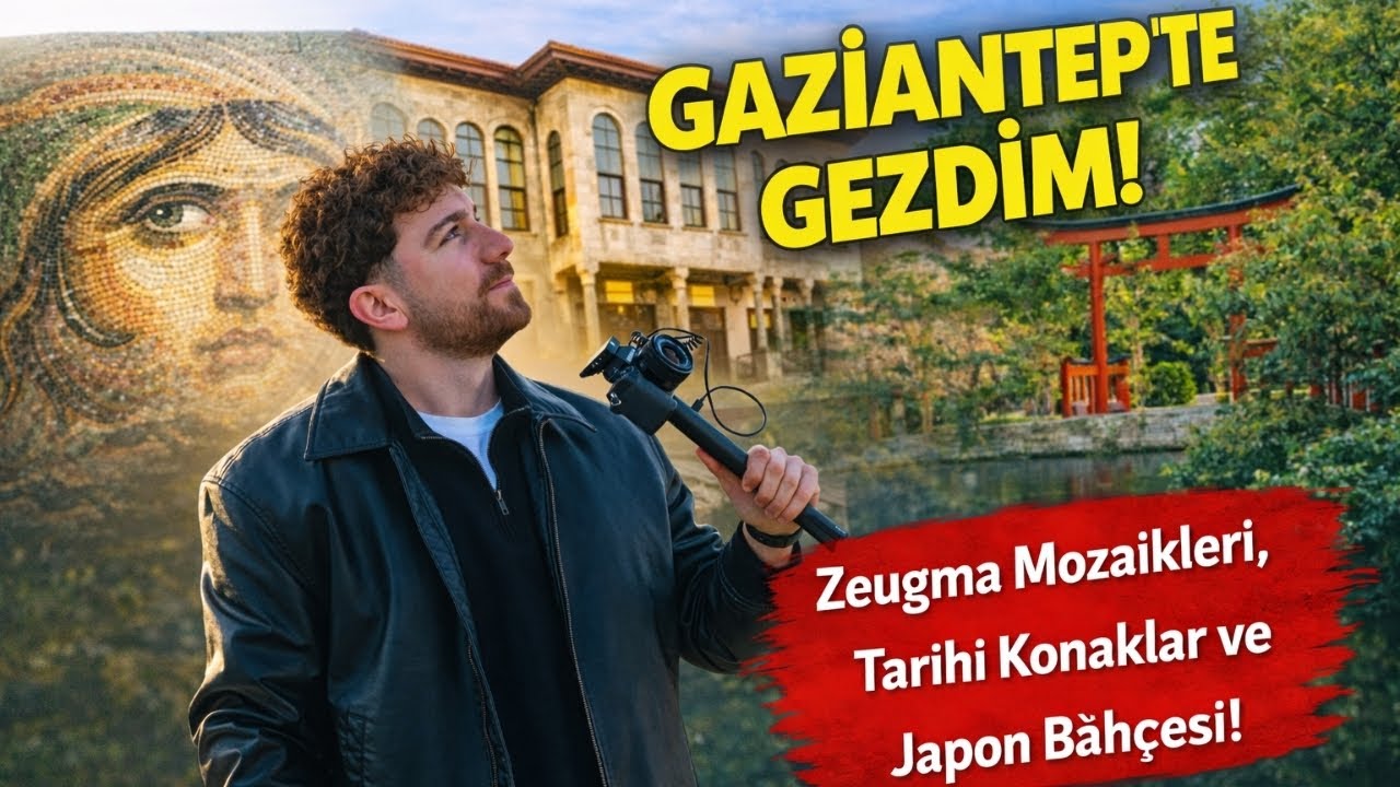 Gaziantep’te Bir Gün! Dünyanın En Büyük Mozaik Müzesi, Konaklar ve Japon Parkı