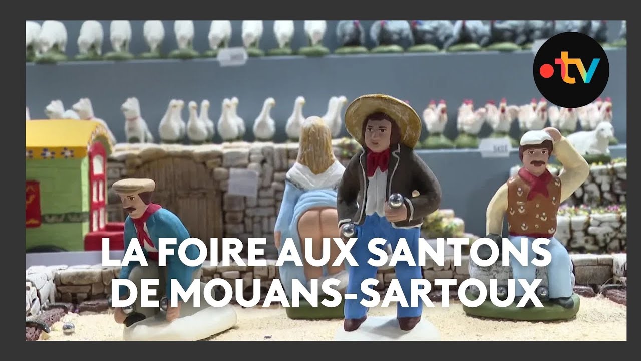 La 42ᵉ foire aux santons de Mouans-Sartoux se tient jusqu'au 24 décembre 2025