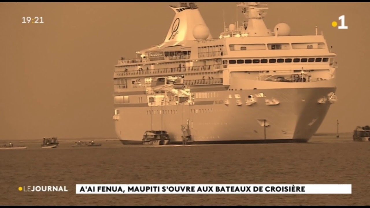 Maupiti s'ouvre aux bateaux de croisière