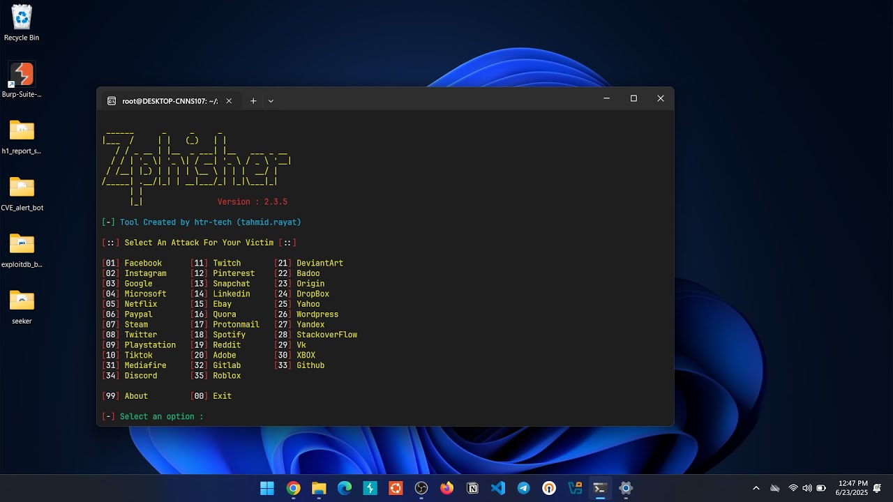 How to Install Zphisher on Windows 11 Using WSL | Ethical Hacking Tools for Beginners (2025)