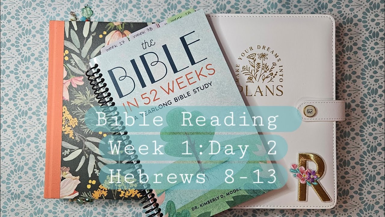 Bible Reading Week 1:Day 2 Hebrews 8-13
