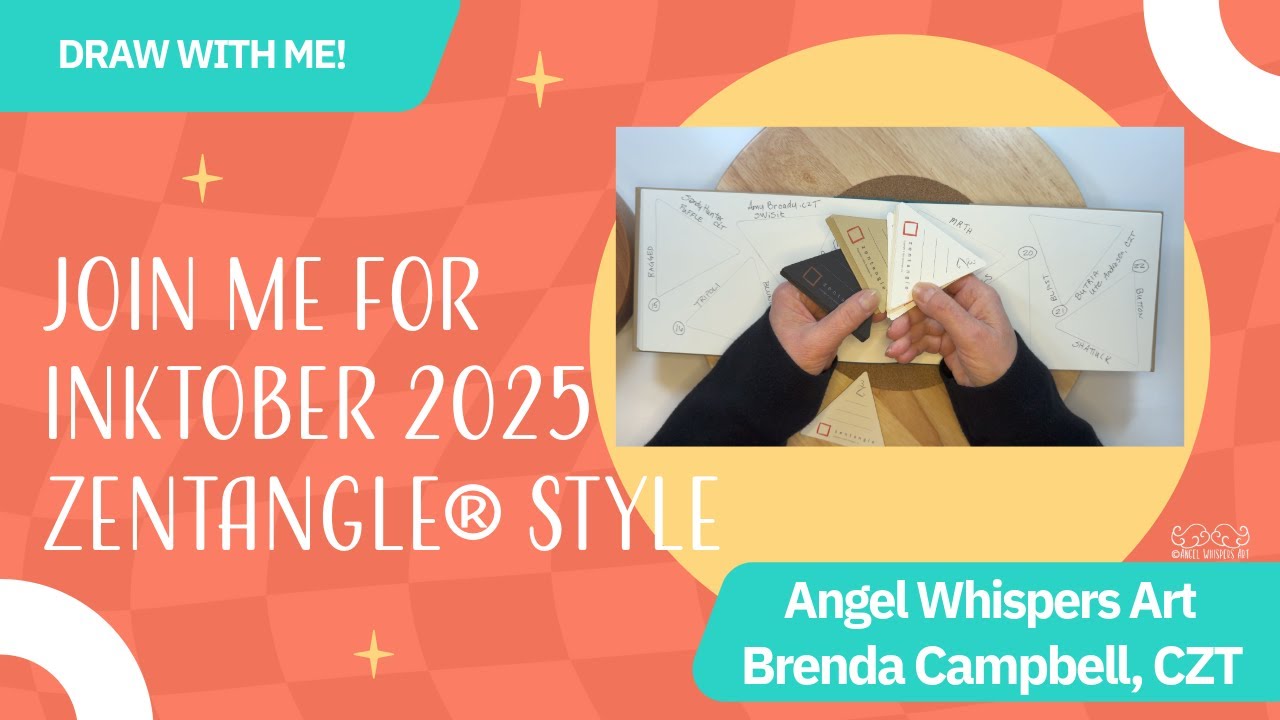 Inktober – with the Zentangle® Method with Brenda Campbell, CZT