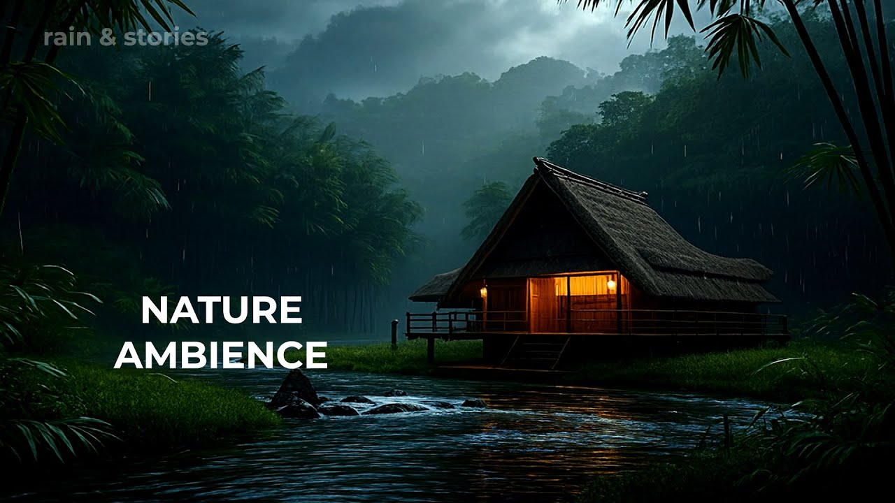 Peaceful Rain for Bedtime Routine 🌧️ Deep Sleep Healing Therapy