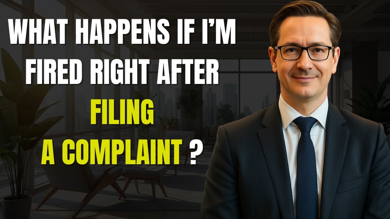 What Happens If I’m Fired Right After Filing a Complaint ?