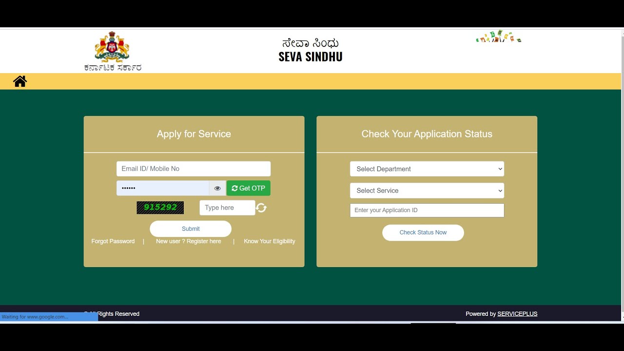 How to Register / Create your Account on Seva Sindhu Portal | Karnataka Government Seva Sindhu