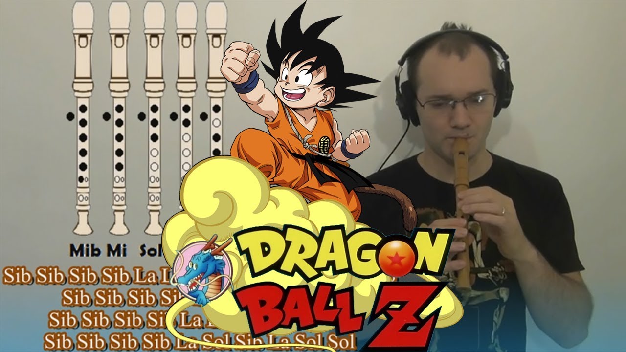 Dragon Ball Z CHALA HEAD CHALA (Opening) Para Flauta Dulce + Notas Explicadas + Guitarra
