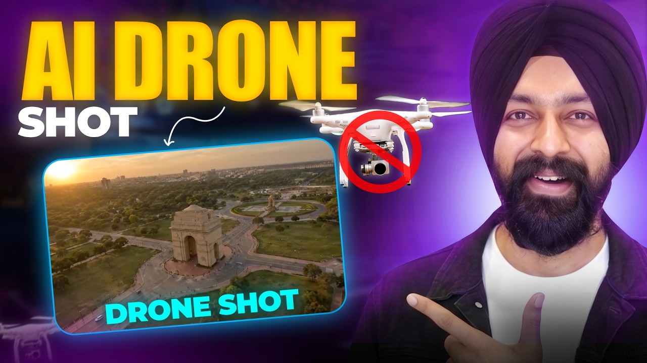Cinematic DRONE Videos with AI 🤫😱 AI Drone Videos | Google Gemini Omni #ai #drone