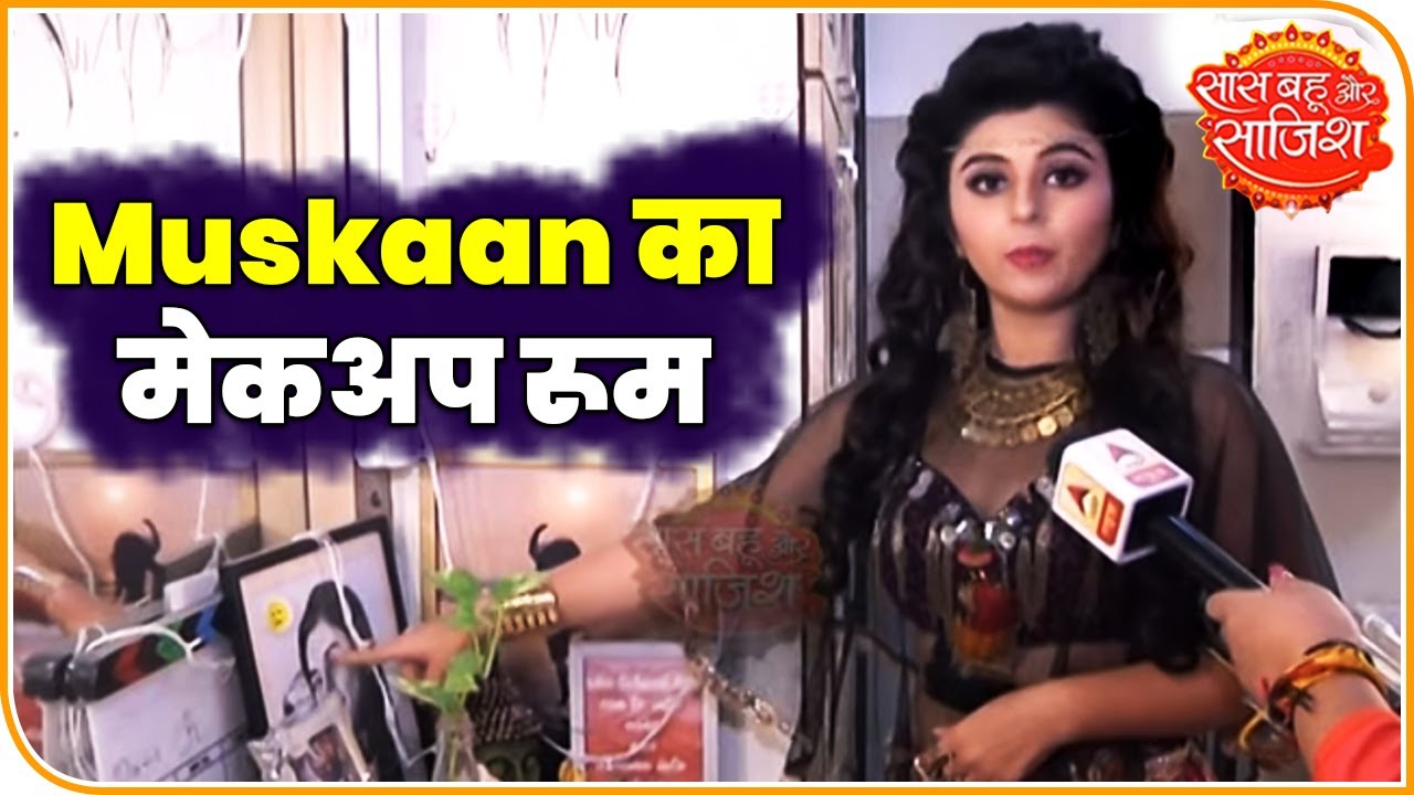 Yesha Rughani Shows SBS Her Makeup Room On The Sets | Saas Bahu Aur Saazish