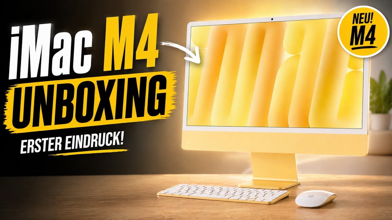 IMac M4 2024 in Gelb- Unboxing #imac #computer #unboxing