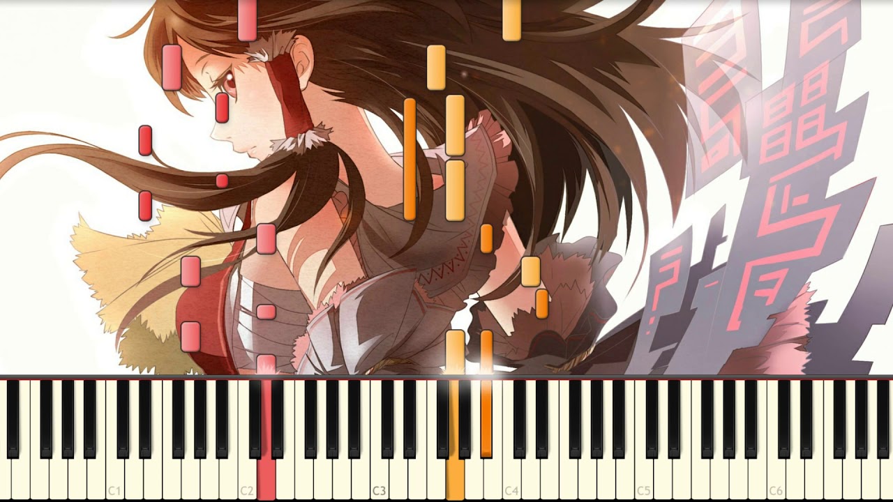 [Easy Piano] EoSD Staff-Roll Theme | Crimson Belvedere ~ Eastern Dream...