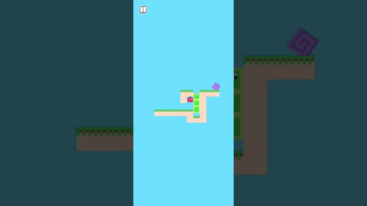 Got out 🐍🍎 #fancadegame #fancade #gameplay #freegames #snake #fell #apple #portal