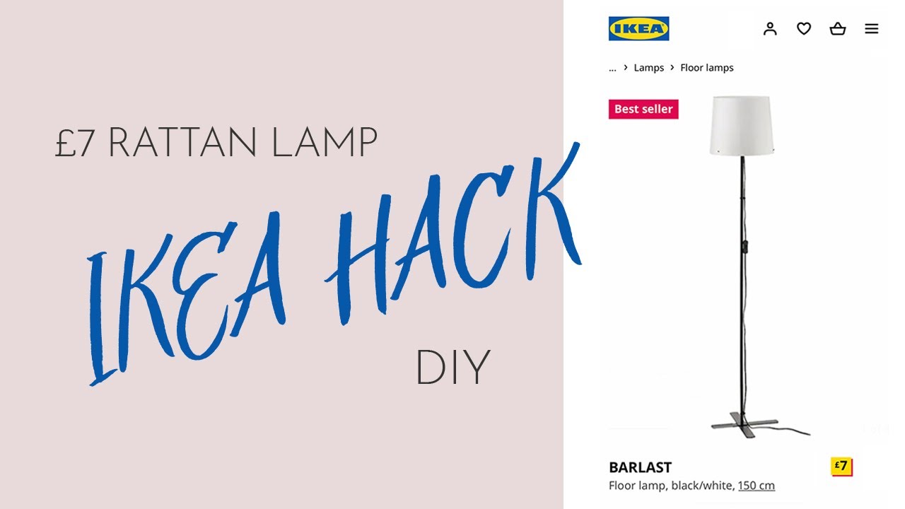 Лайфхак из ротанговой лампы IKEA за 7 фунтов стерлингов своими руками | Нейтральный деревенский д...