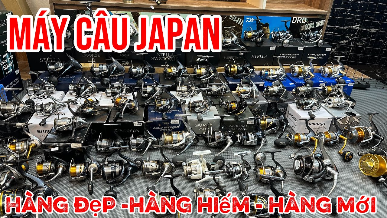 MÁY CÂU  JAPAN - MÁY CÂU SHIMANO & DAIWA HÀNG ĐẸP GIÁ TỐT ZALO:0964391023