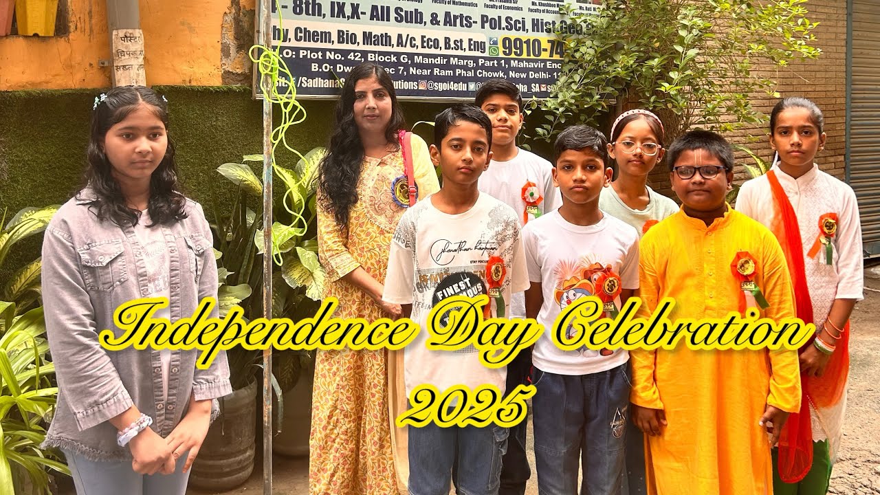 Independence Day Celebration 2025 | SVP Institute | SGOI | Vanijya Academy 