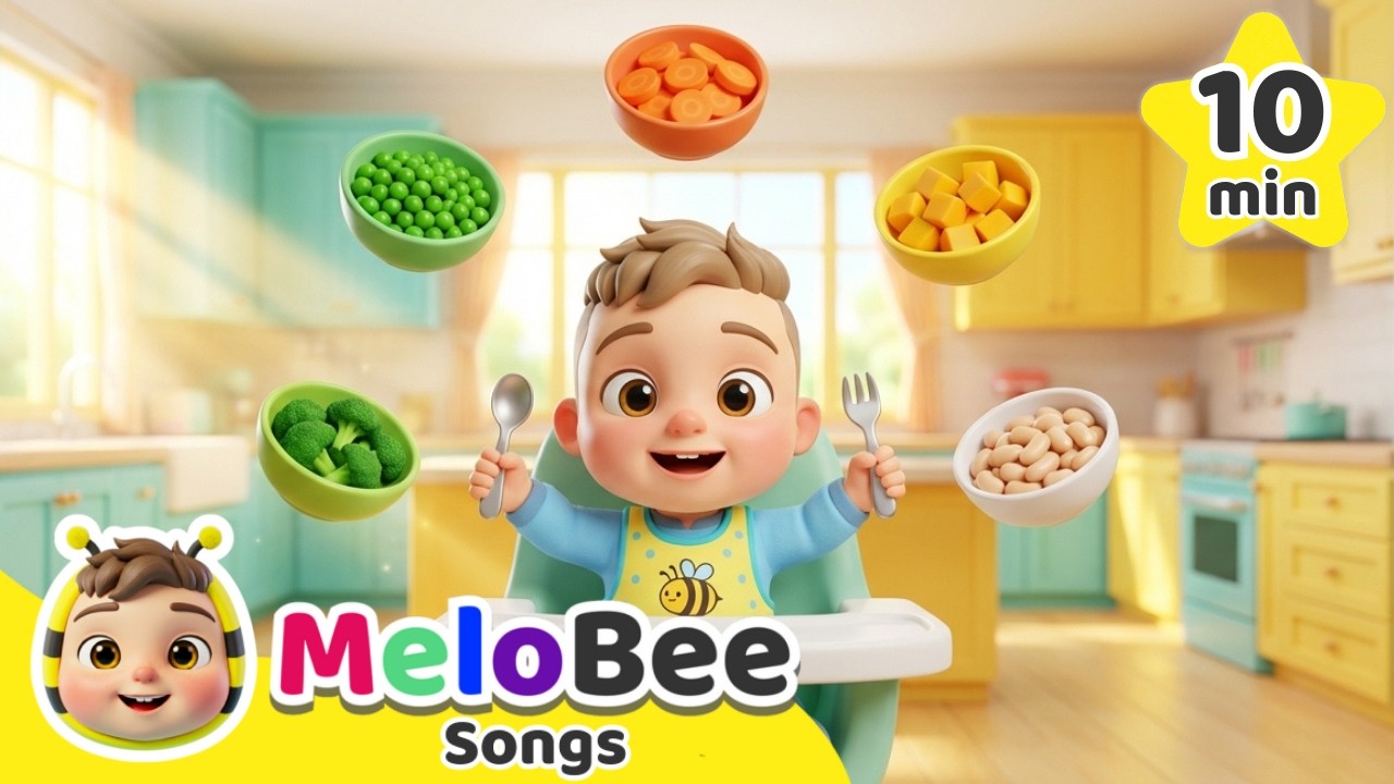 Yes Yes Vegetables & Bath Song | Best Kids Songs & Nursery Rhymes | Melobee Songs